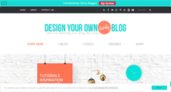 Desktop Screenshot of designyourownblog.com