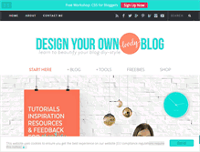 Tablet Screenshot of designyourownblog.com